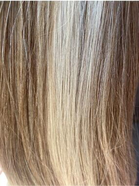 Hair Extensions Full Head Human Hair 7Pc 120g 18” Ash Blonde to Platinum Blonde.